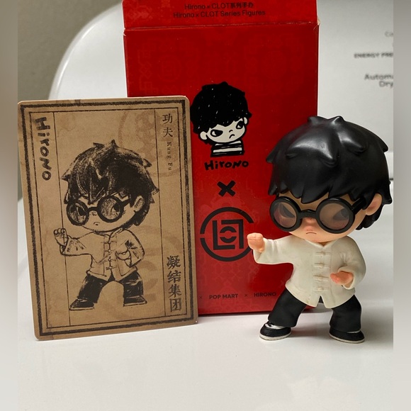 POP MART Hirono × CLOT Series from the Hirono x CLOT Kung Fu collection. - Picture 2 of 3